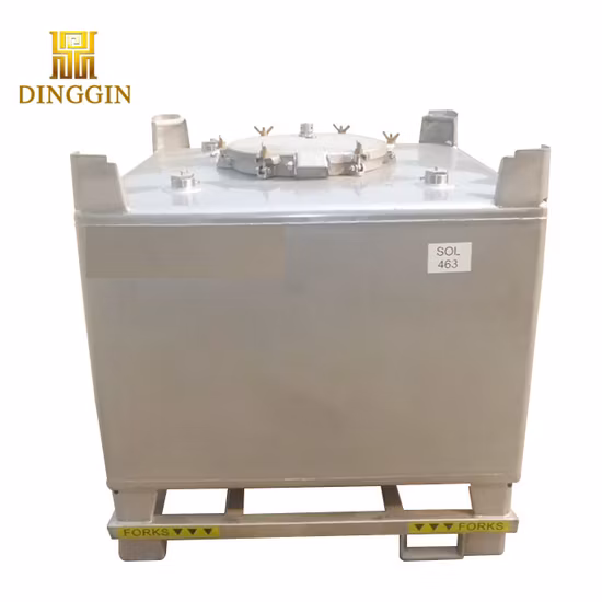 SS304 Food Grade Stainless Steel IBC Tote for Juice Storage