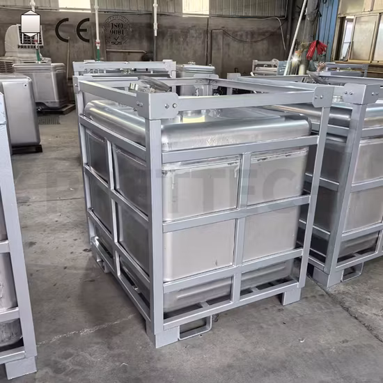 Factory Direct 1000L Stainless Steel IBC New Tote